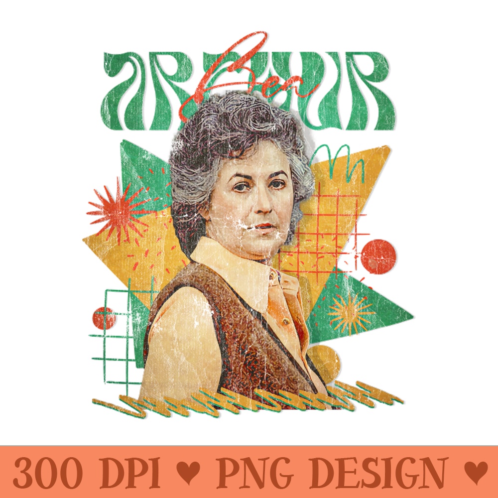 VINTAGE POP RETRO -Bea Arthur Squad Golden- STYLE 70S - High-Quality PNG Download - Convenience