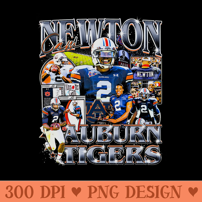Cam Newton College Vintage Bootleg - PNG File Download - Variety