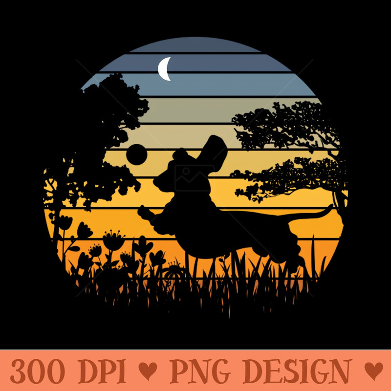 Dachshund Wiener Dog Sunset Garden Nature Lover - - Customer Support
