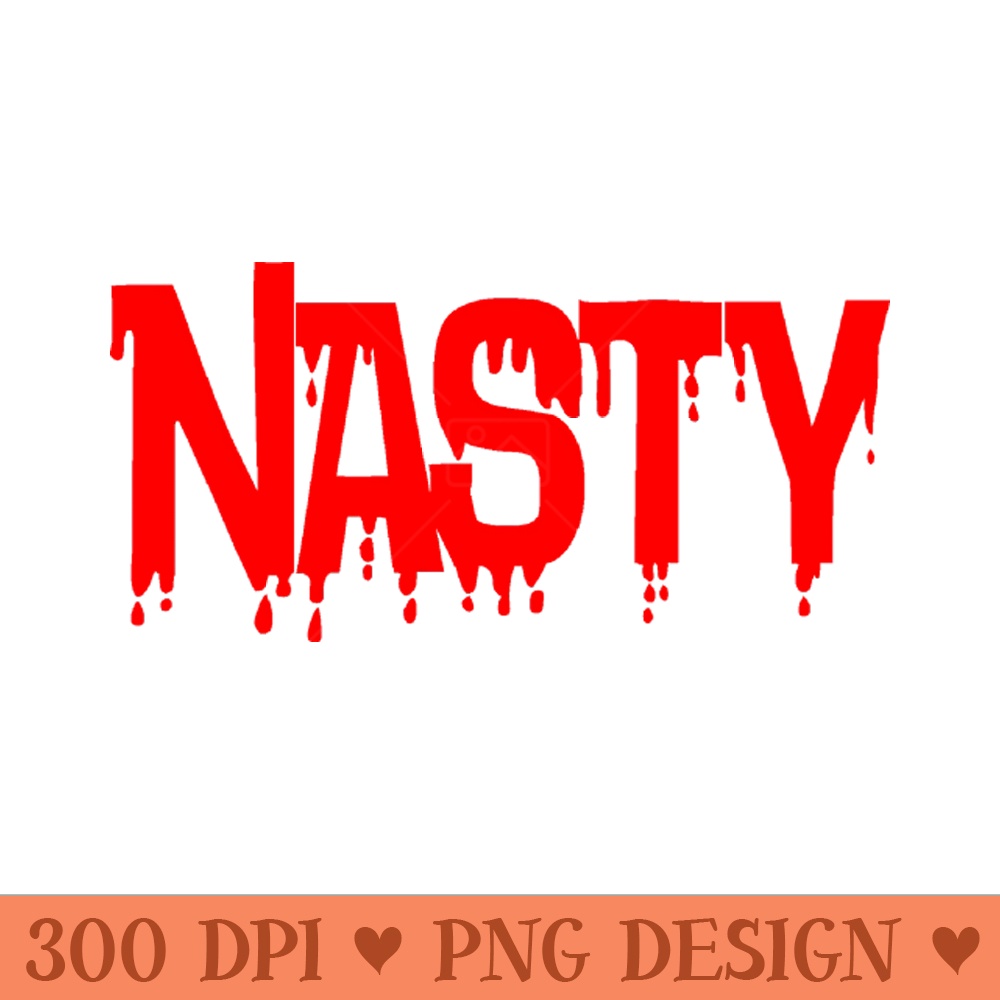 Nasty Logo - PNG Printables - High Quality 300 DPI
