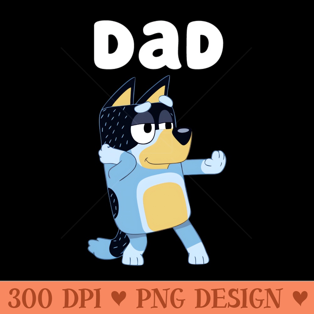 Bandit Heeler -  - High Quality 300 DPI