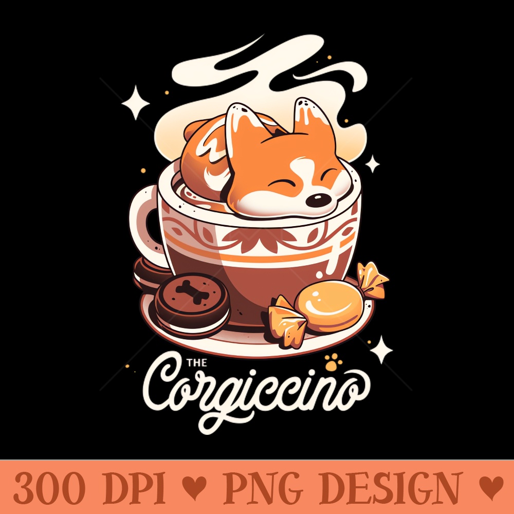 Corgi Coffee Break Cute Dog - High Quality PNG - Latest Updates