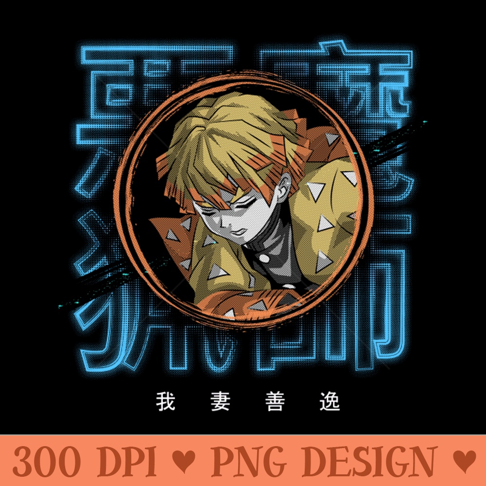 Zenitsu Demon Hunter - PNG Clipart - Unique