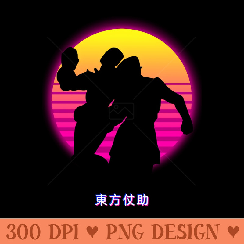 Higashikata Josuke Retro - Transparent PNG - Convenience