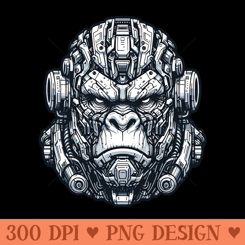 Mecha Apes S01 D12 - Digital PNG Files - Customer Support