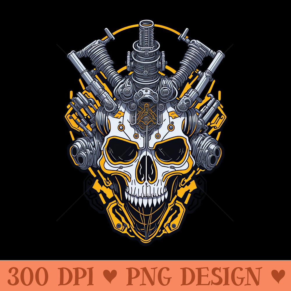 Mecha Skull S03 D82 - PNG Downloadable Resources - Popularity