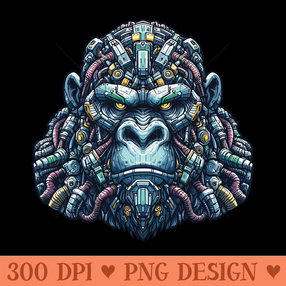 Mecha Apes S01 D79 - Digital PNG Files - Popularity