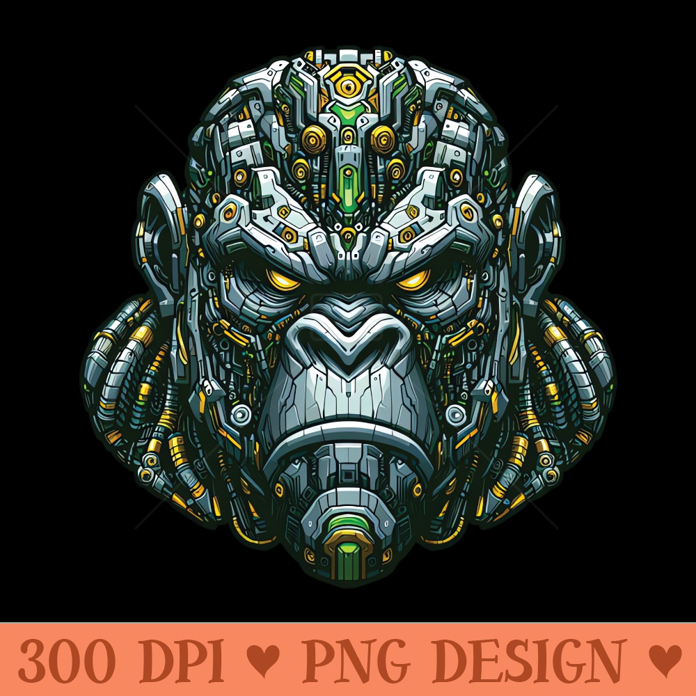 Mecha Apes S02 D21 - Vector PNG Download - High Quality 300 DPI