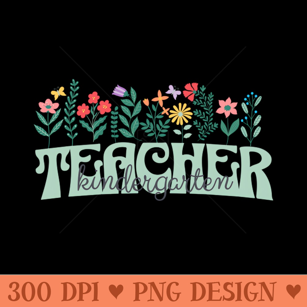 KINDERGARTEN Teacher - PNG Download Pack - Popularity