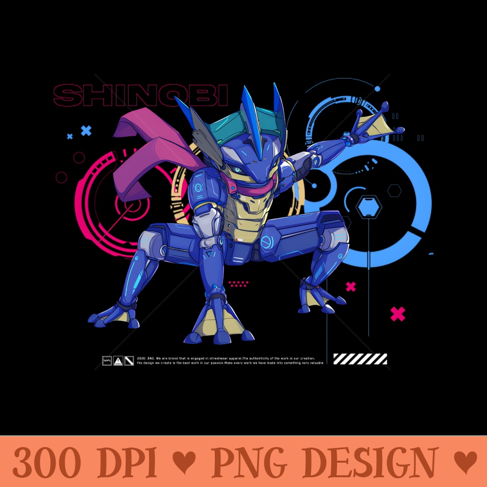 Mecha shinobi - PNG Designs - Customer Support