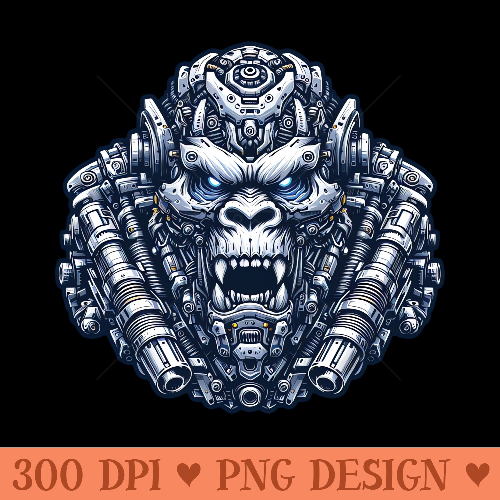 Mecha Apes S02 D34 - Digital PNG Files - Good Value