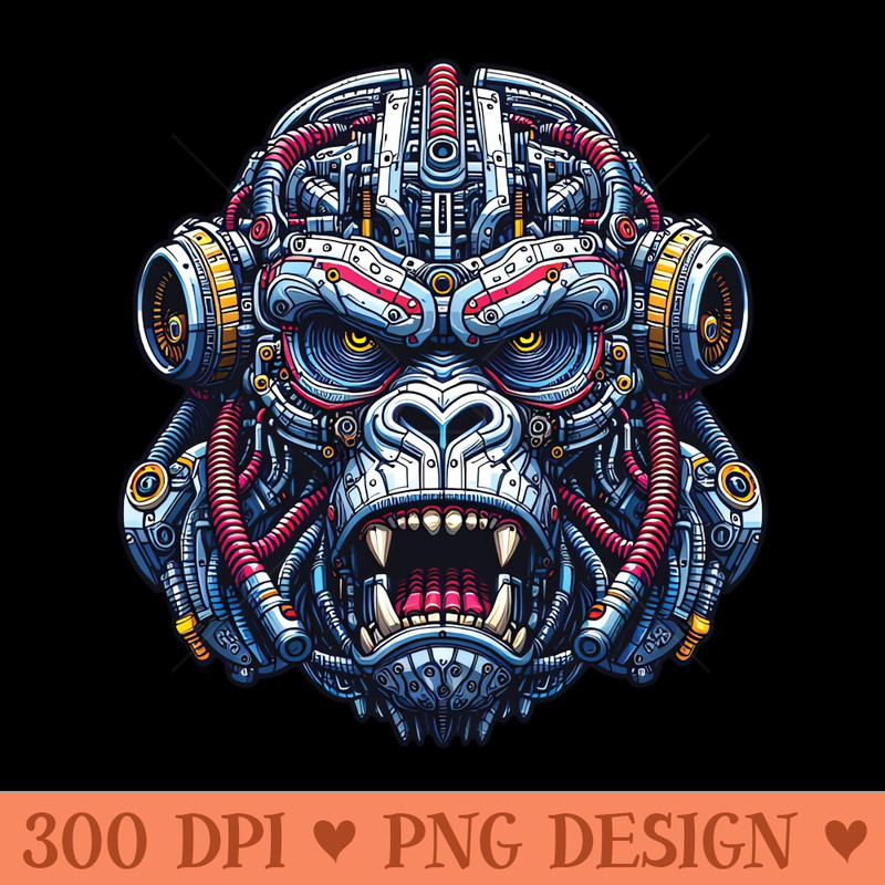 Mecha Apes S02 D54 - PNG Clipart - Unique