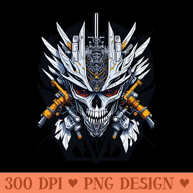 Mecha Skull S02 D66 - PNG Download Pack - Latest Updates