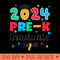 Class 2024 PreK Graduate Preschool Graduation Kids Summer - High-Quality PNG Download - Flexibility