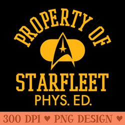 star trek phys. ed. 2.0 - digital png art