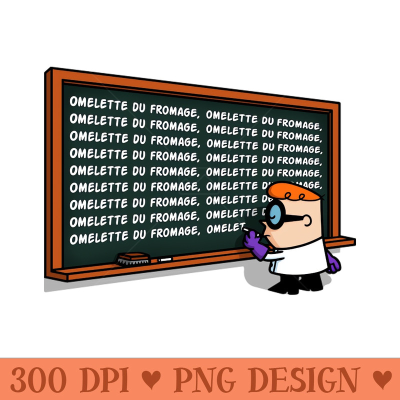 French Chalkboard - Sublimation PNG - Unique