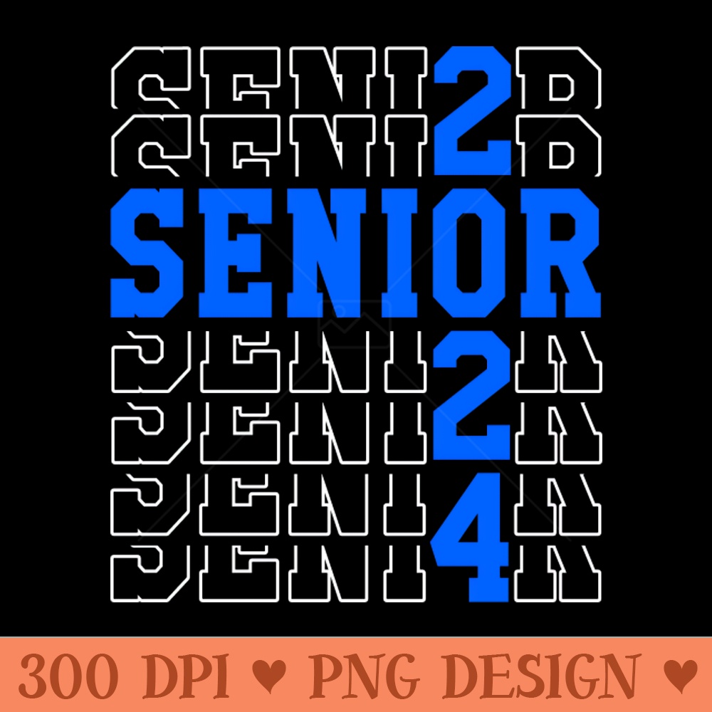 Senior 2024 - PNG Clipart - Unique