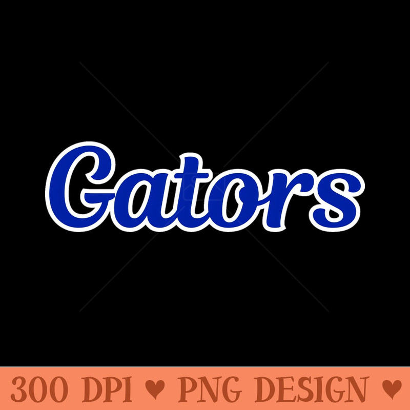Gators Retro Script - PNG Download Website - Unique