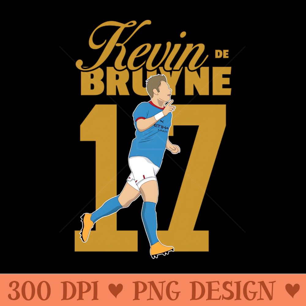 Kebin de Bruyne - PNG Printables - Popularity