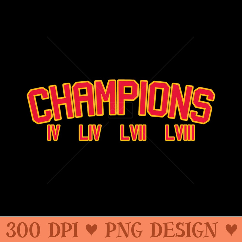 Four Time Champions - PNG File Download - Variety