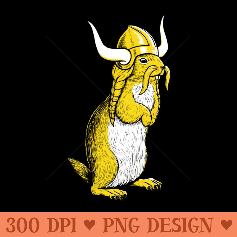 The Nordic Gopher - Downloadable PNG - Unique