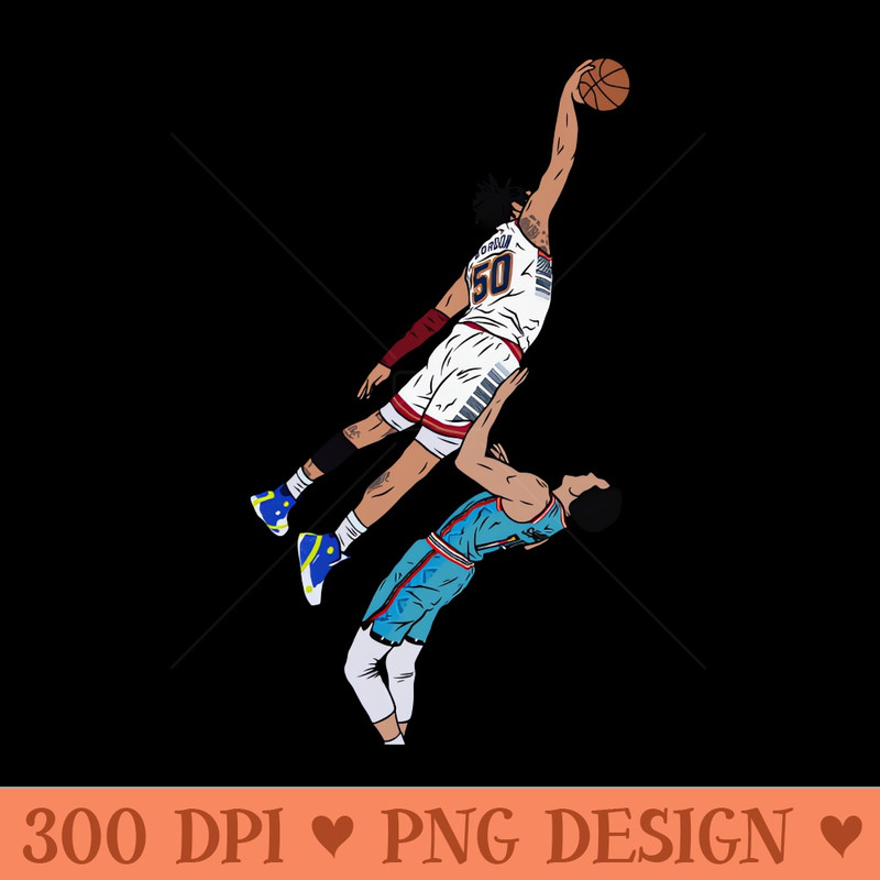 Aaron Gordon Dunks on Landry Shamet - PNG Downloadable Art - Unique