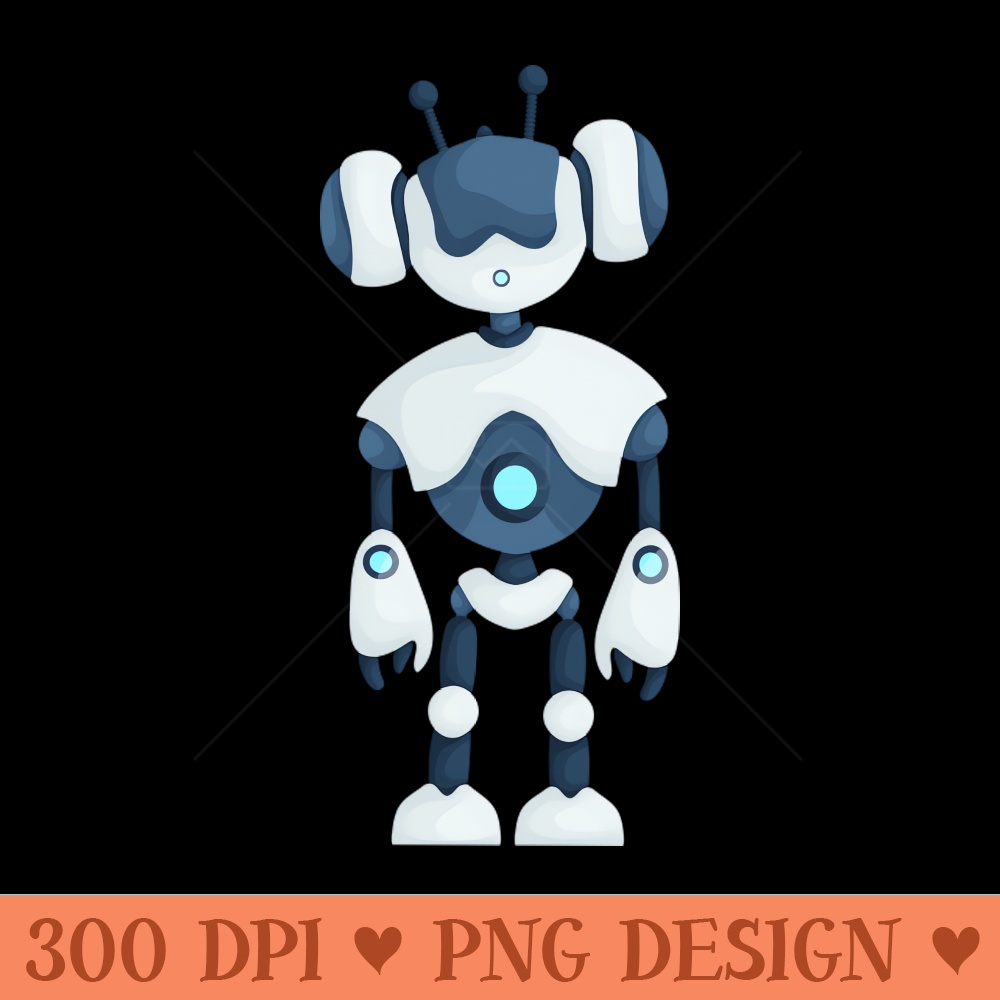 Cartoon White Robot - PNG Download Collection - Variety