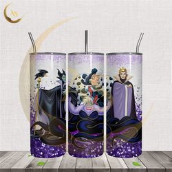 baroness ursula maleficent 20oz tumbler design png
