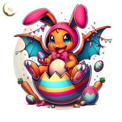 charmander easter instant digital download