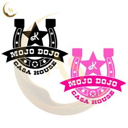 mojo dojo casa house horseshoe stars kenn kendom svg png clipart digital download sublimation cricut cut file dxf eps j