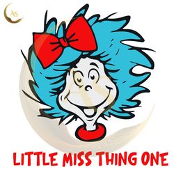 little miss thing one svg, dr seuss svg, little miss thing svg, thing one dr seuss, thing 1 thing 2, dr seuss clipart