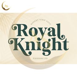 royal knight font, serif font, retro font, vintage font, boho font, branding font, groovy font, font with tails