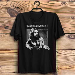 george harrison t shirt black men unisex