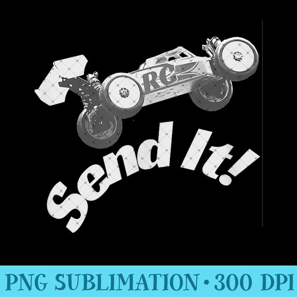 RC Racing, Send it! Radio Control Cars - PNG Graphics | Inspire Uplift