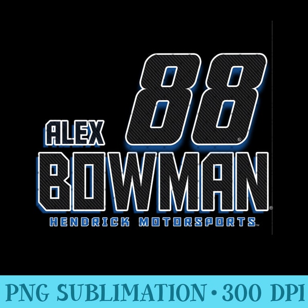 NASCAR - Alex Bowman - Carbon Fiber Sweatshirt - PNG design assets - Unique And Exclusive Designs