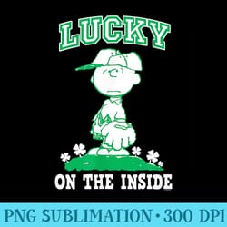 peanuts st patrick's day charlie brown lucky - high quality png files