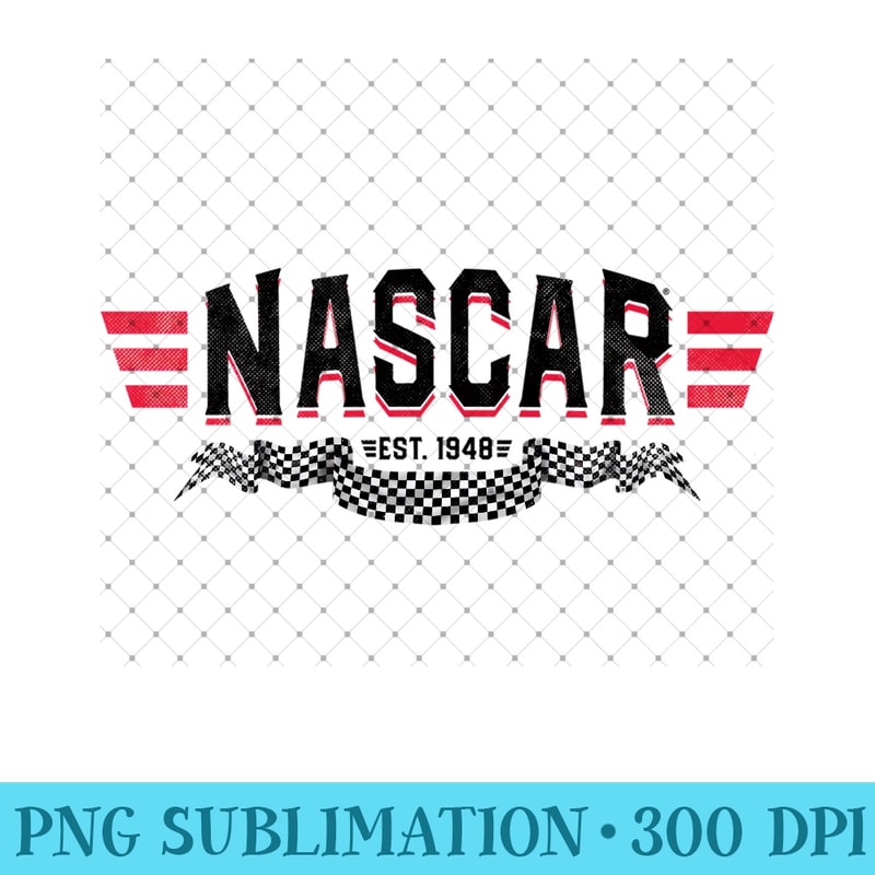 Nascar Stock Car Racing Flag - Unique PNG Artwork | Inspire Uplift