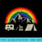 Th LGBT Camping Rainbow Gay Flag Funny Camper - Ready To Print PNG Designs - Unleash Your Inner Rebellion