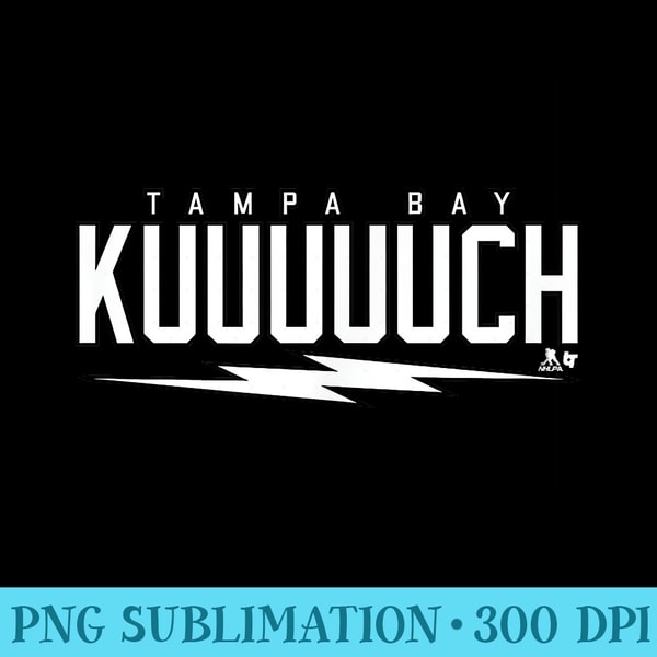 Nikita Kucherov Tampa Bay Kuuuch Tampa Hockey - PNG Prints - Eco Friendly And Sustainable Digital Products