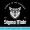 Sigma Male The Lonely Wolf Premium - PNG Design Files - Transform Your Sublimation Creations