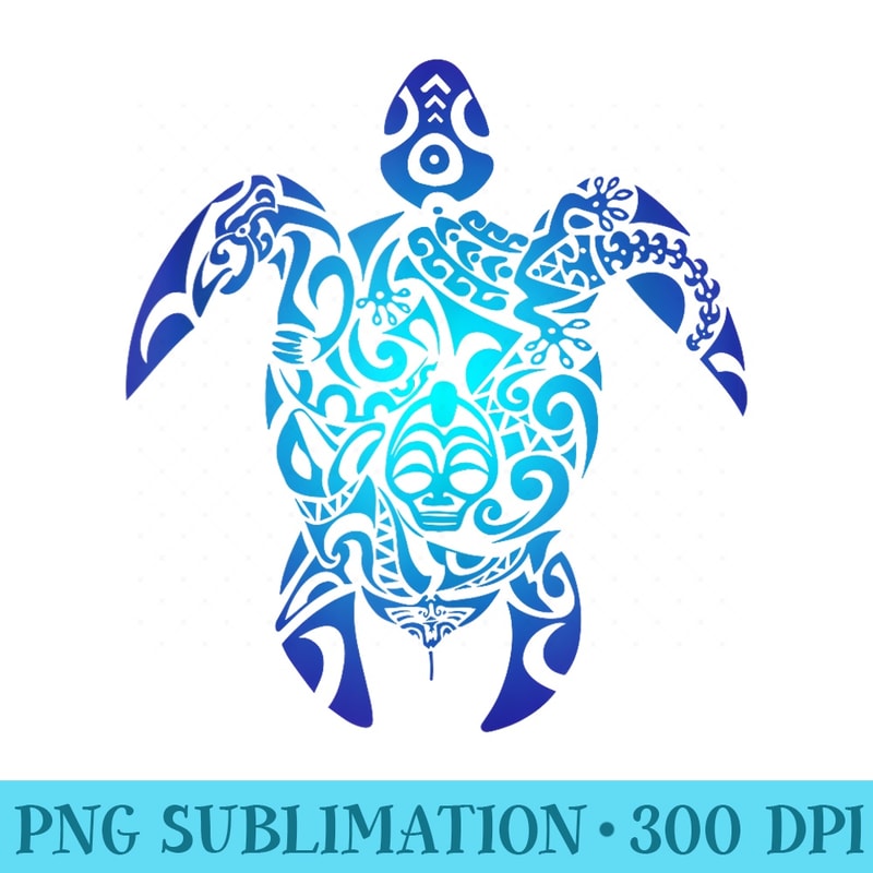 Turtle Islander Patterns Tribal Sea Turtle Hawaii Islander Polynesian Maori Art - Sub | Inspire ...