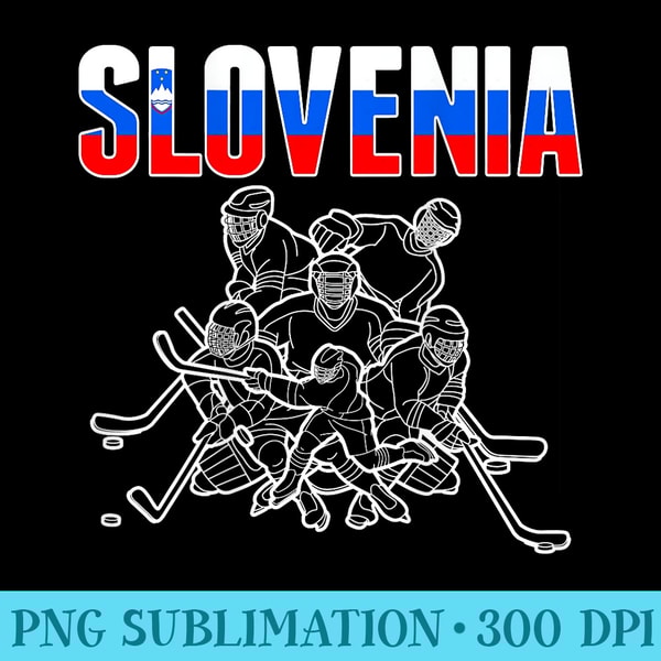 Slovenia Ice Hockey Fans Jersey Support Slovenian Hockey - Download High Resolution PNG - Capture Imagination with Every Detail