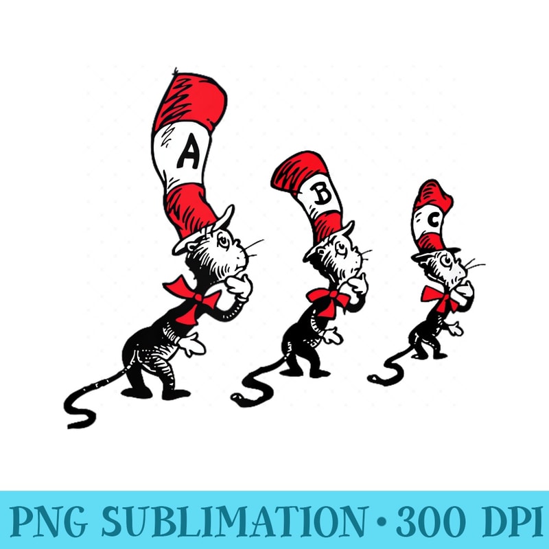 Dr. Seuss Little Cats ABC - PNG Design Files | Inspire Uplift
