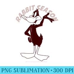 looney tunes daffy duck rabbit season - png design files