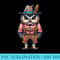 Cute Owl Traditional German Clothing Germany - Sublimation artwork PNG download - Create with Confidence