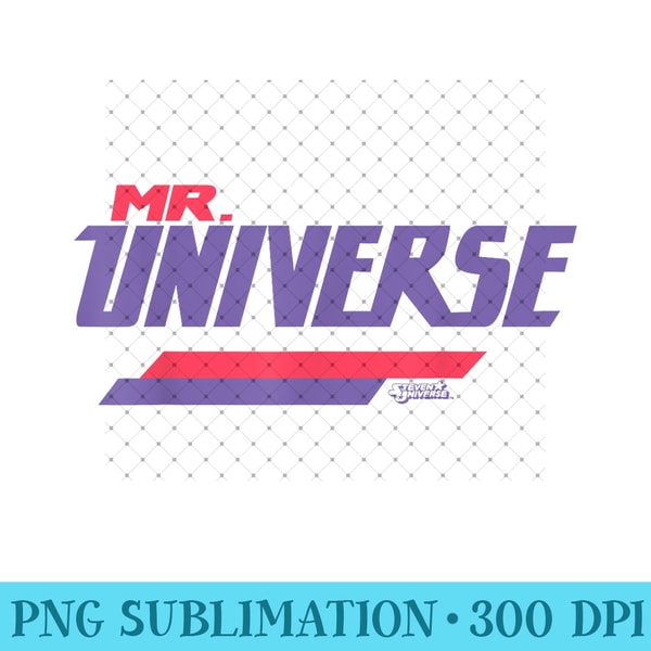 CN Steven Universe Iconic MR. UNIVERSE Graphic - Modern PNG | Inspire ...