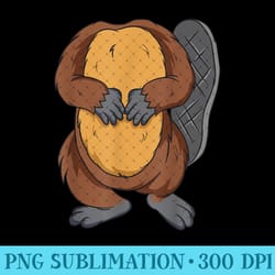 funny beaver body headless halloween easy costume outfit - unique png artwork - unleash your creativity