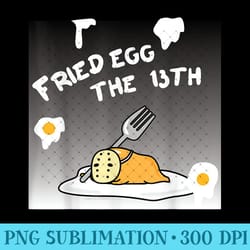 gudetama fried egg the 13th halloween - png clipart - eco friendly and sustainable digital products