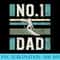 Surfer Dad No.1 Number One Surf Birthday - Printable PNG Graphics - Limited Edition And Exclusive Designs
