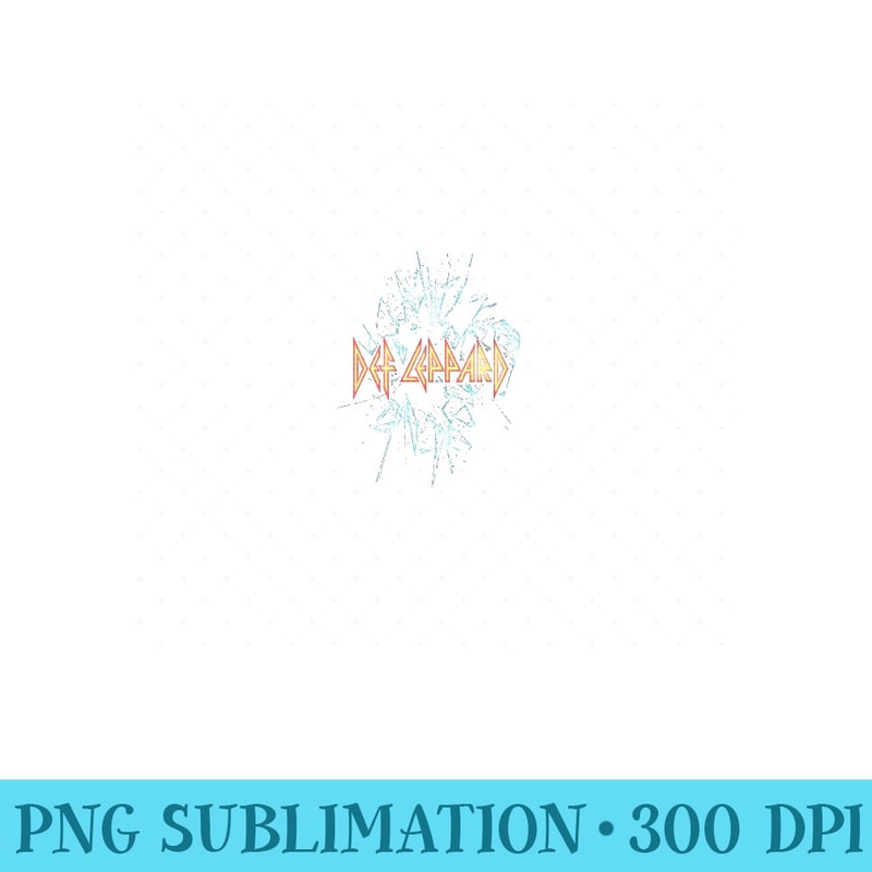 Def Leppard Def Leppard Album Vintage - PNG Prints - Revolutionize Your Designs